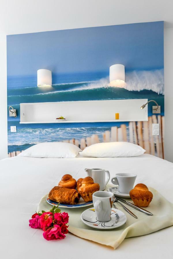 Les Vagues Hotel Restaurant بيسكاروس-بلاج المظهر الخارجي الصورة
